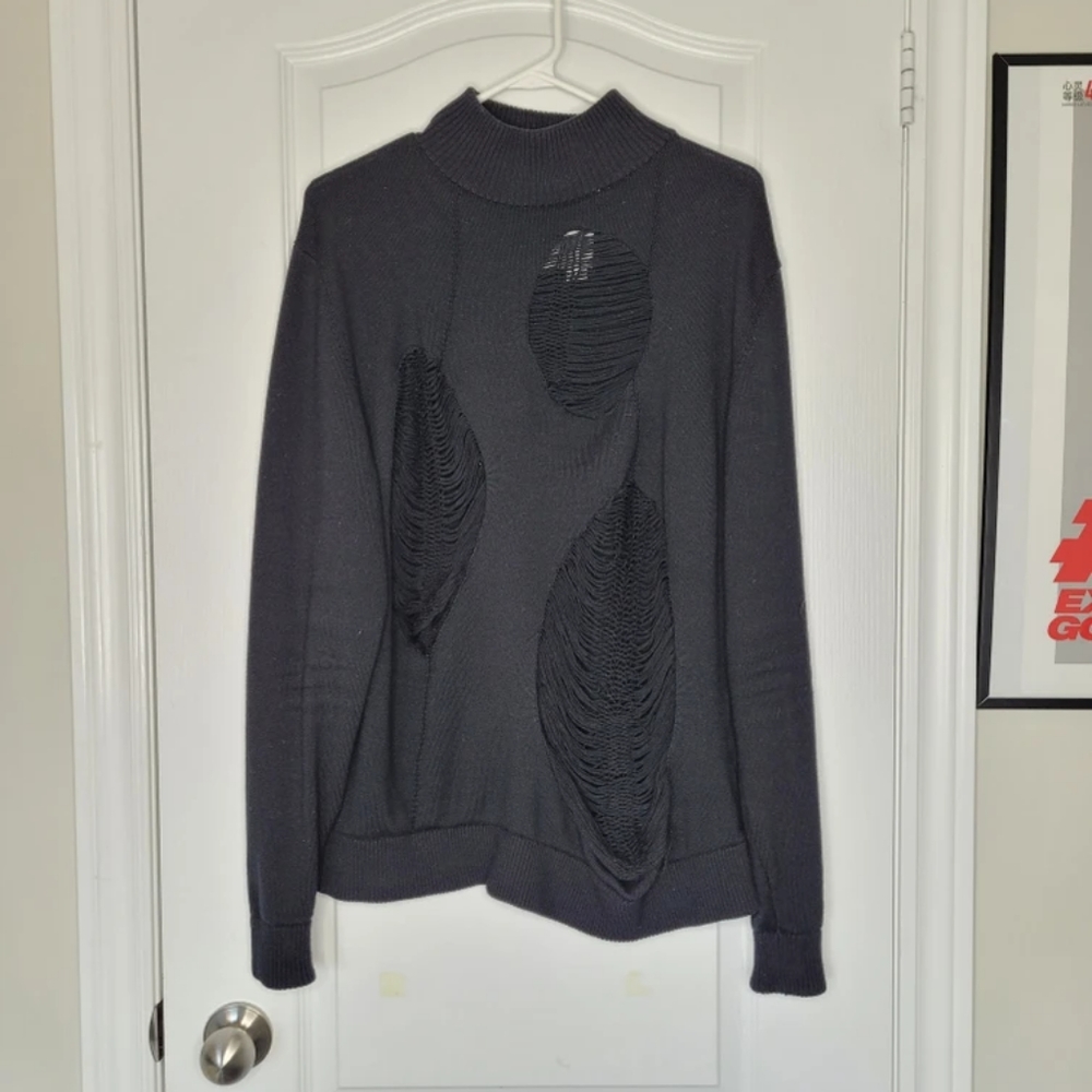 A Cold Wall Distressed ACW turtleneck